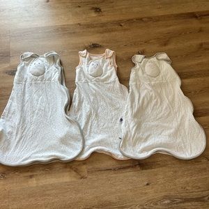 SET OF 3 Nested Bean sleep sacks, size medium 6-15 months